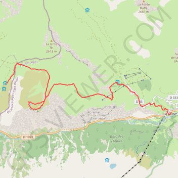 Plateau d'Emparis GPS track, route, trail
