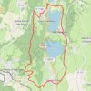 Petit tour des lacs de Laffrey GPS track, route, trail