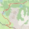 Cirque de Lescun, la crête du lac de Chourique GPS track, route, trail
