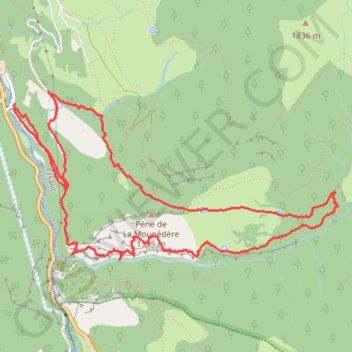 Chemin de la Mature GPS track, route, trail
