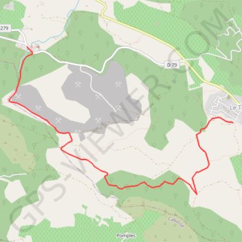 Le Thoronet - Abbaye du Thoronet GPS track, route, trail