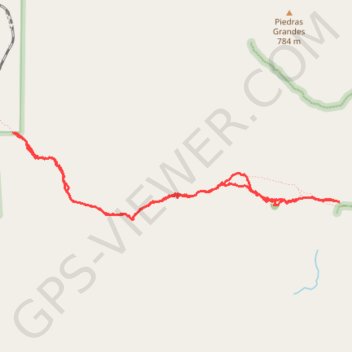 Goat Canyon Trestle via Mortero Palms GPS track, route, trail