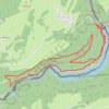 Le saut du doubs et le chatelard GPS track, route, trail