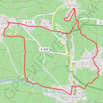 68-259 GPS track, route, trail